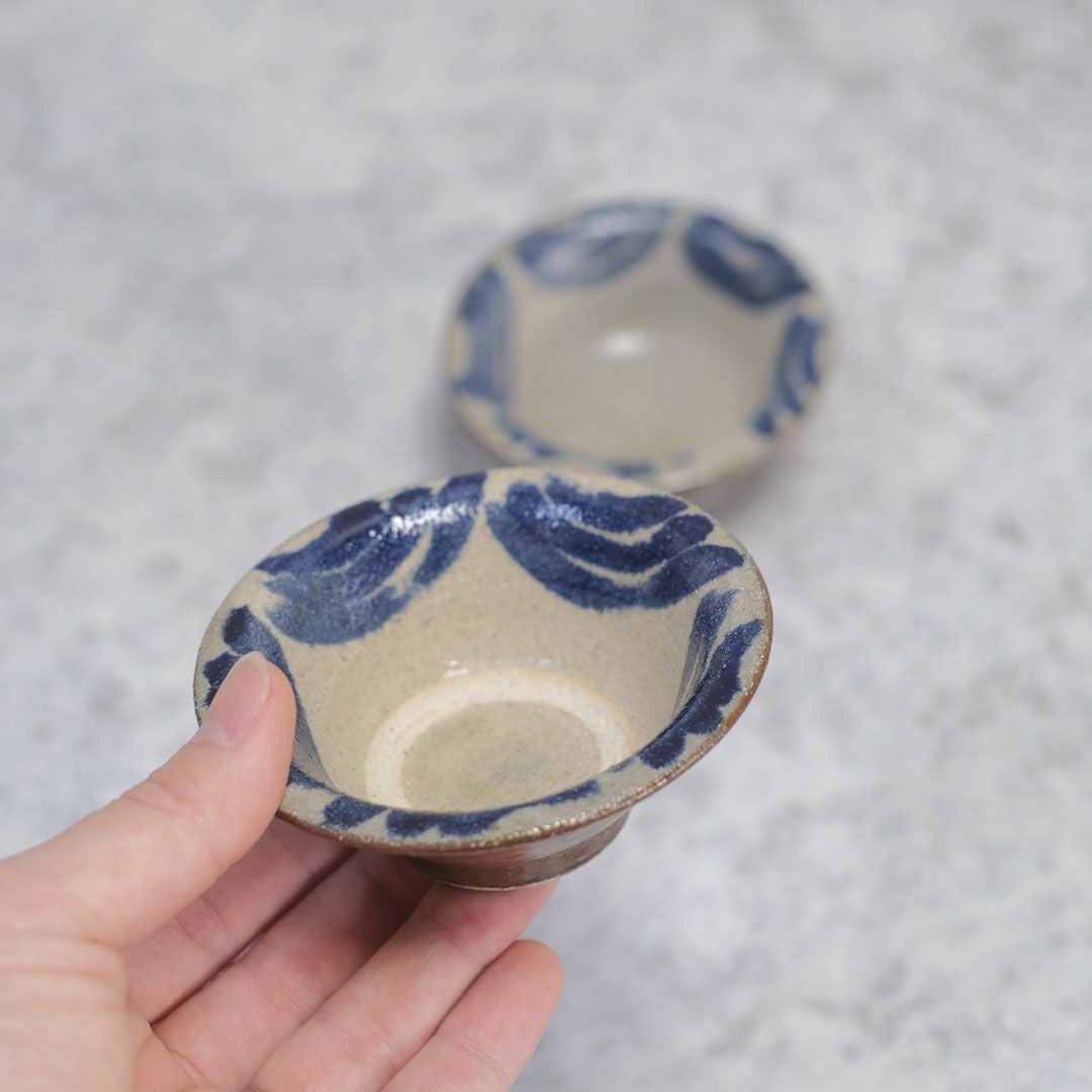 やちむん 沖縄 宮城正享 3寸ワンブー 青 読谷村北窯 小鉢 の通販