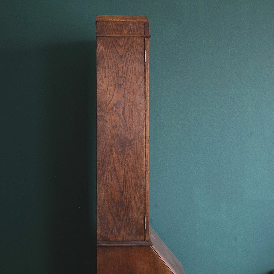 アンティーク ビューローブックケースD イギリス 本棚付きデスク/アンティーク家具