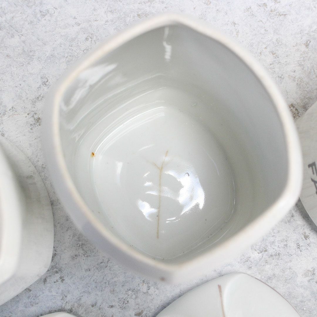 アンティーク キャニスターセット 鳥 チェコスロバキア 陶器