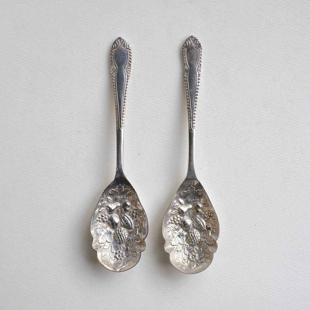 アンティーク ベリースプーン J.H. POTTER & SONS シルバープレート イギリス