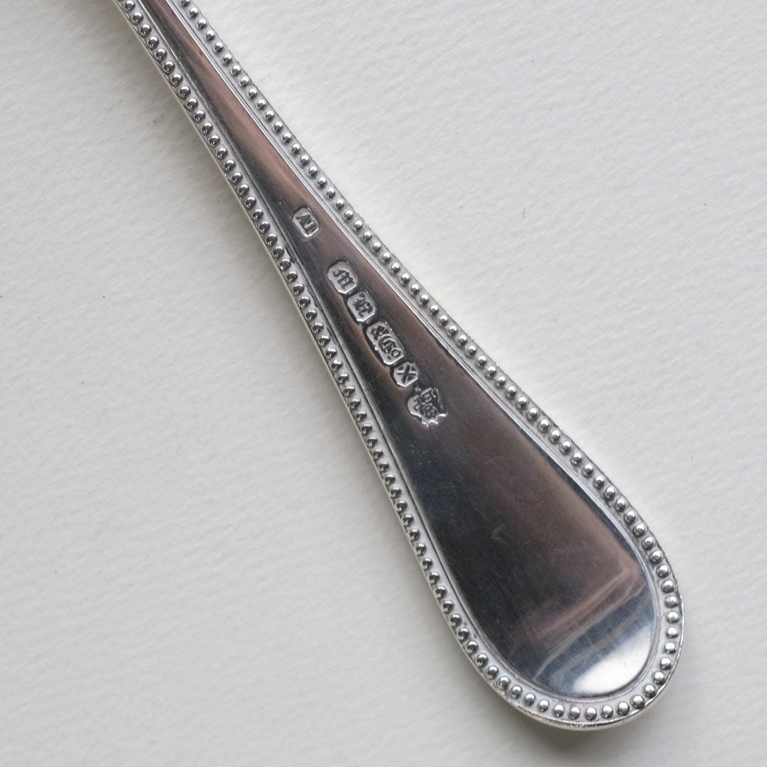 アンティーククラムスクープ イギリス シルバープレート製パンくずとり6