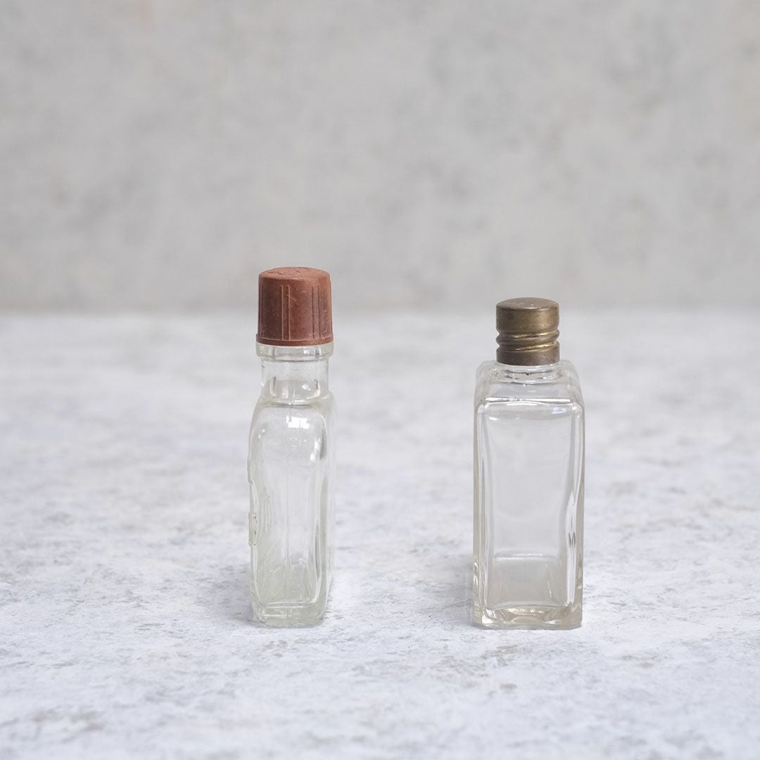 アンティークボトル フランス ガラスビン 古い小瓶3