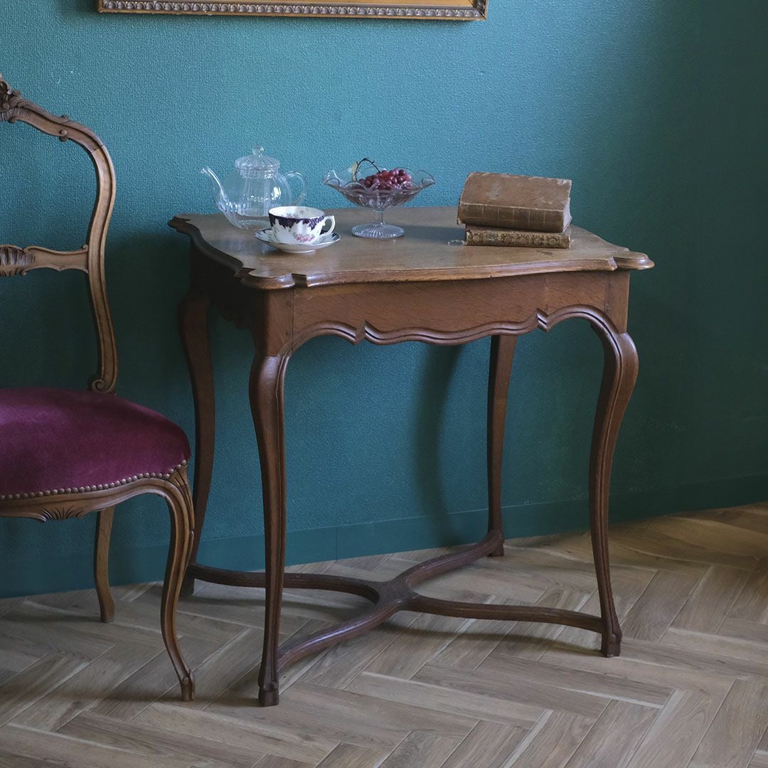アンティーク テーブル フランス デスク兼用 机 アンティーク家具1