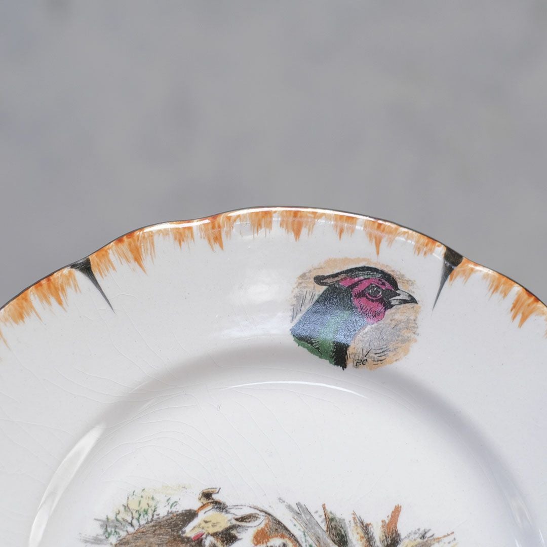 アンティークデザート皿 フランス LINCOLOR G.BRACHET アンティーク食器7