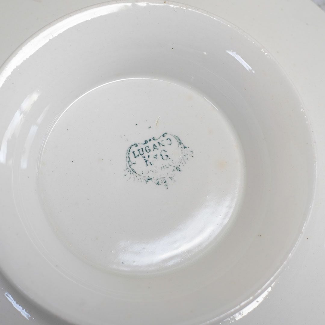 アンティークコンポティエ LUGANO Luneville K&G フランス リュネヴィル9