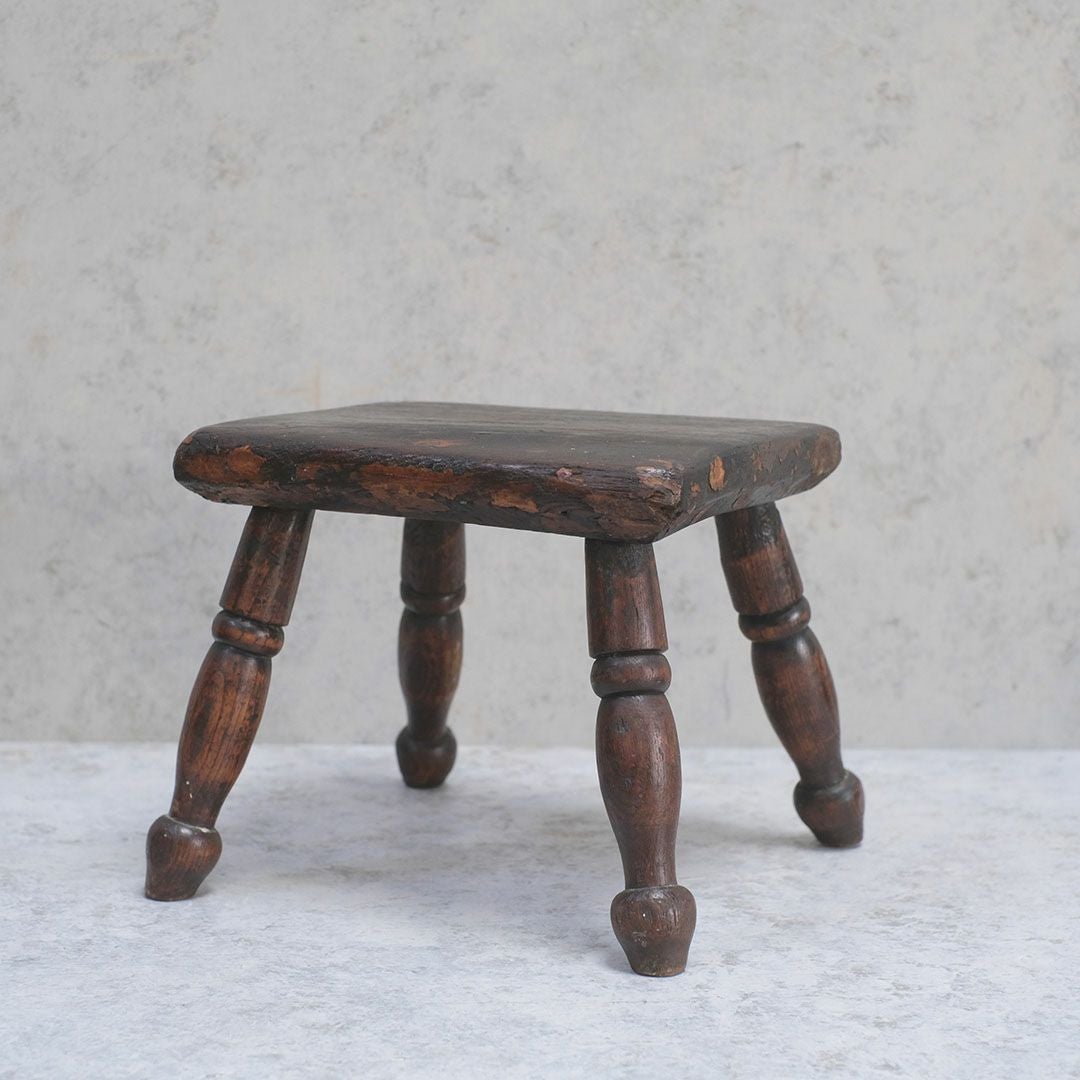 アンティークミルキングスツール イギリス 踏み台 アンティーク家具2
