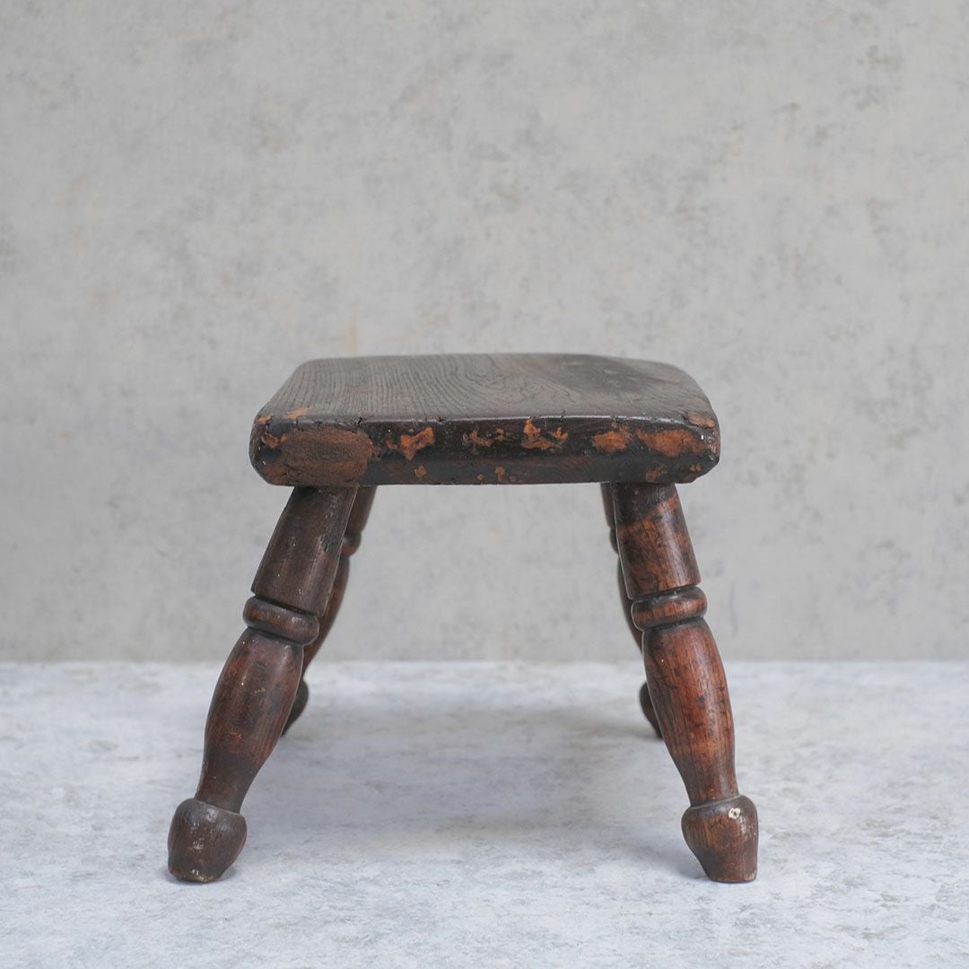 アンティークミルキングスツール イギリス 踏み台 アンティーク家具4