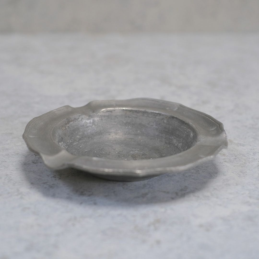 アンティーク エタンアシュトレイ 灰皿 フランス 錫1