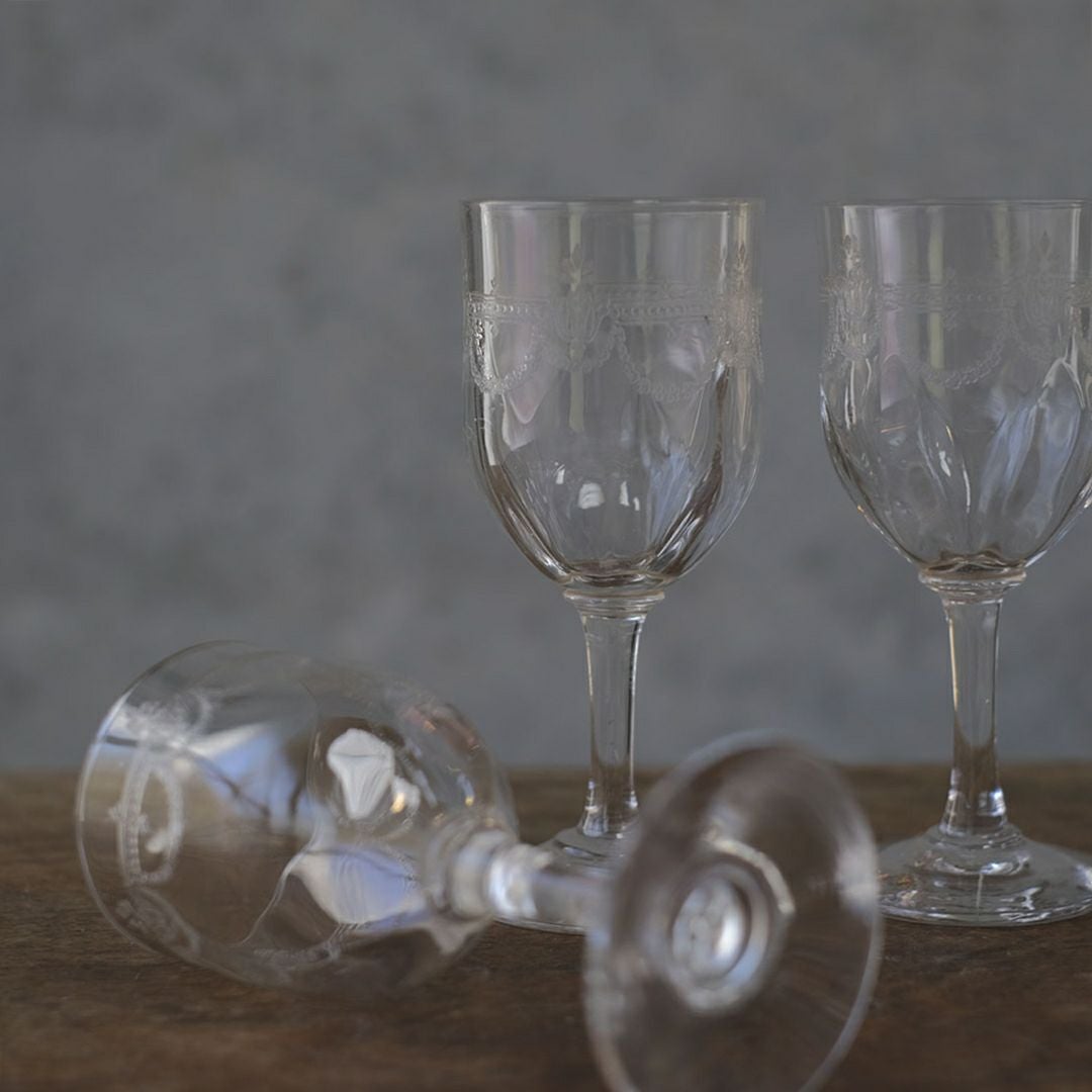 ヴィンテージグラス シェリーグラス 食前酒 フランス4