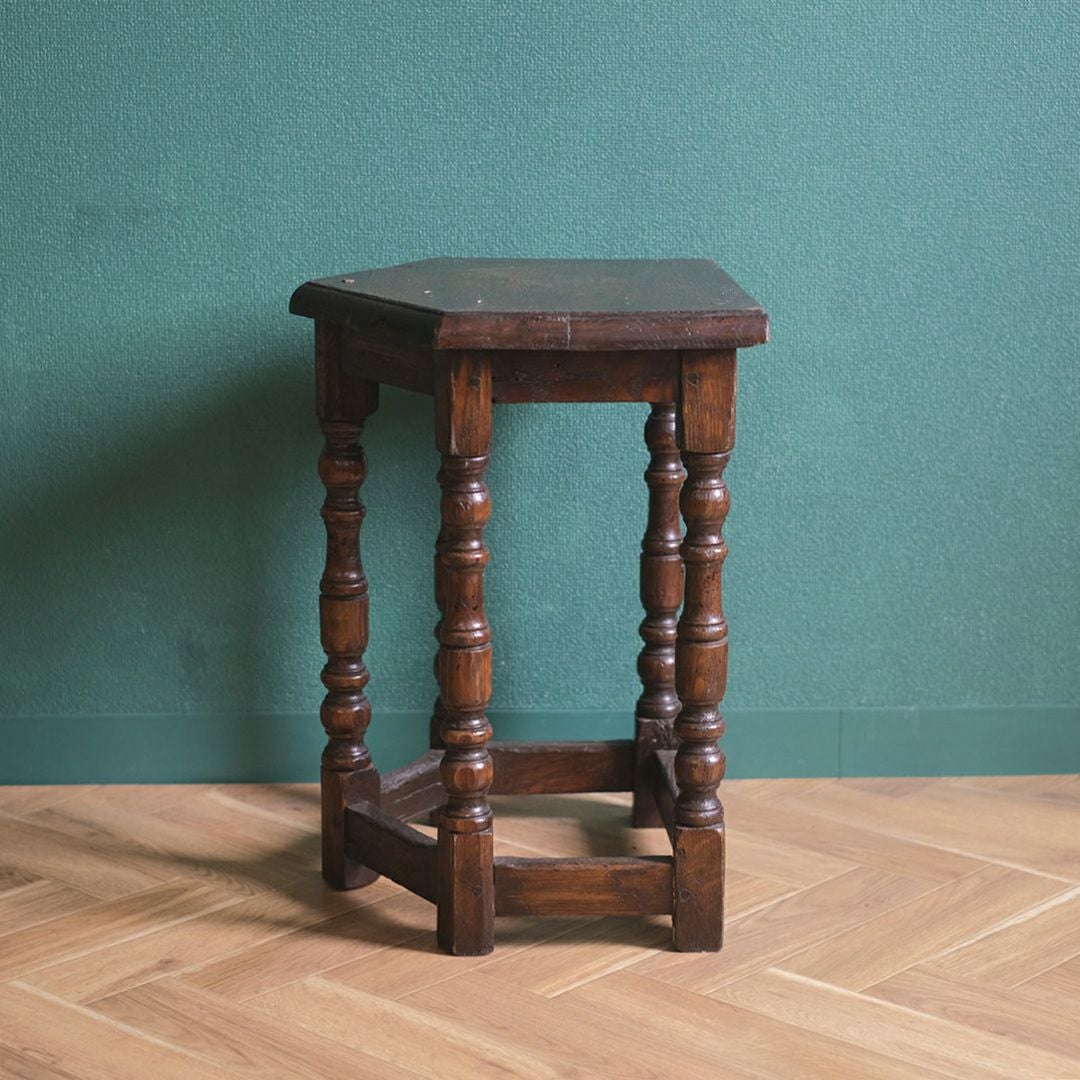 アンティーク チャーチカンタースツール フランス 花台 フラワースタンド アンティーク家具