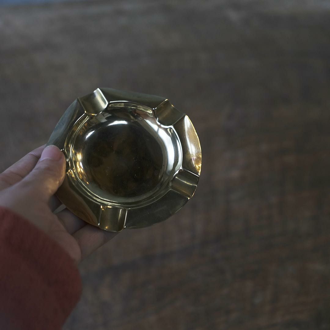 アンティーク灰皿 真鍮 イギリス アッシュトレイ