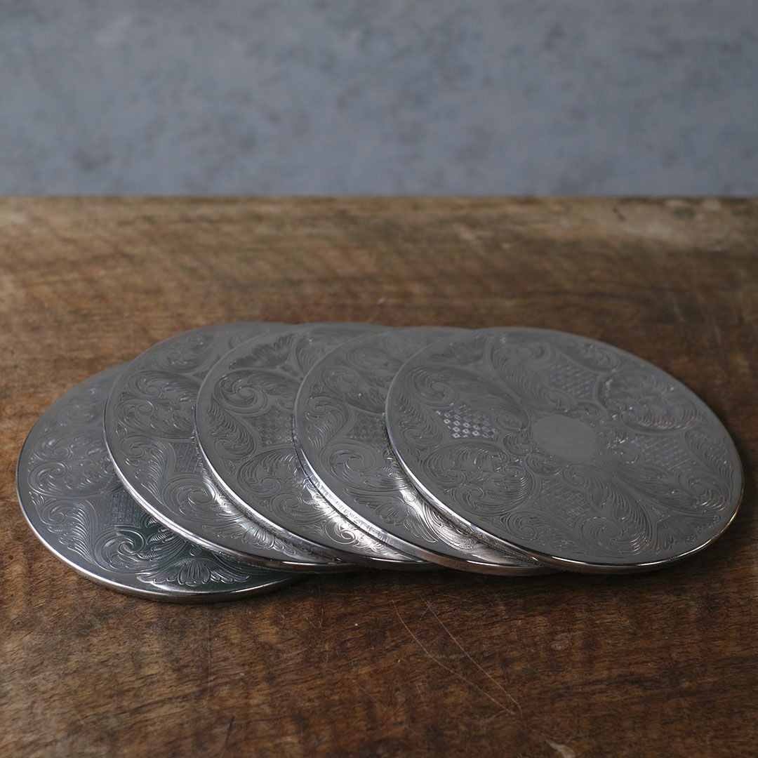 ヴィンテージ プレイスマットB シルバプレート イギリス