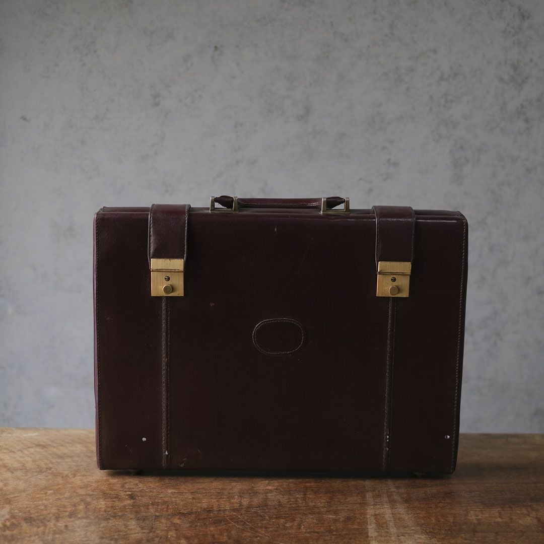 ヴィンテージバッグ イギリス レザー1