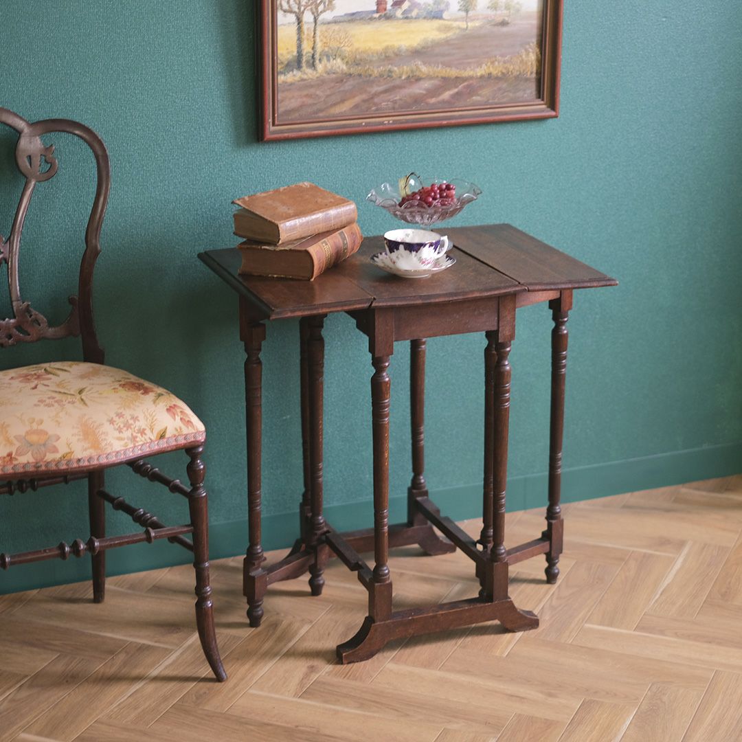 アンティーク ドロップリーフテーブル フランス バタフライテーブル アンティーク家具