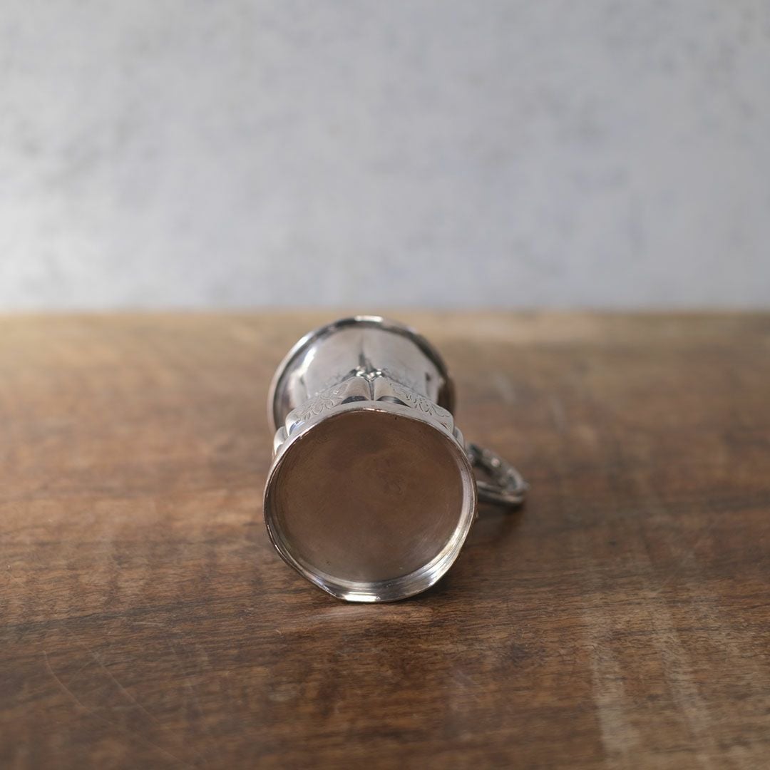 アンティークマグカップ イギリス シルバープレート7