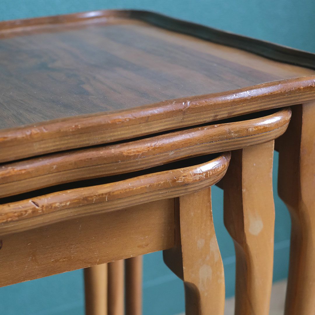 アンティークネストテーブル フランス サイドテーブル アンティーク家具10