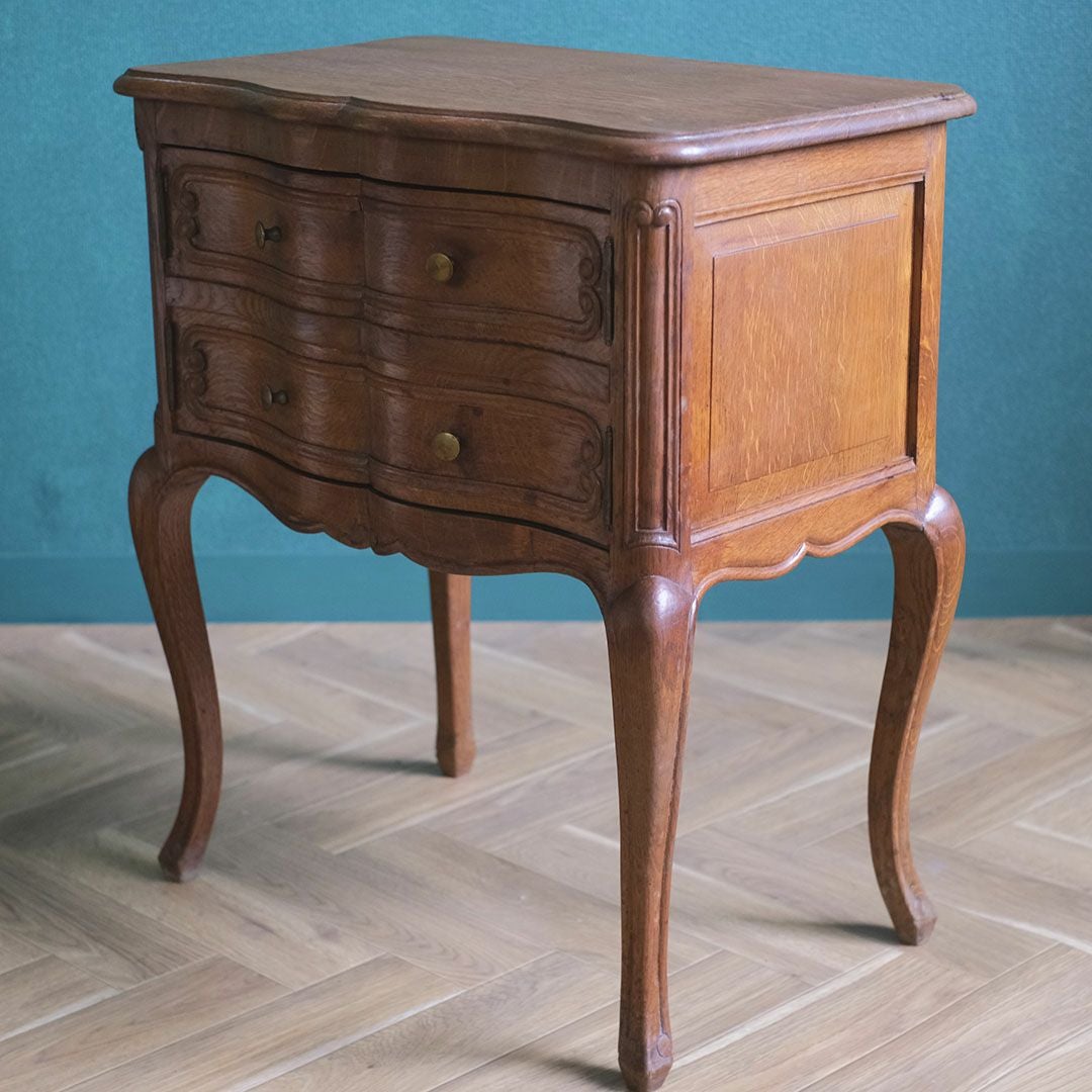 ヴィンテージ ベッドサイドテーブル フランス ナイトテーブル アンティーク家具