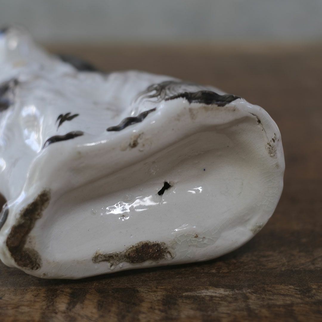 ヴィンテージフィギュリン スタッフォードシャードッグ 陶器 置物9