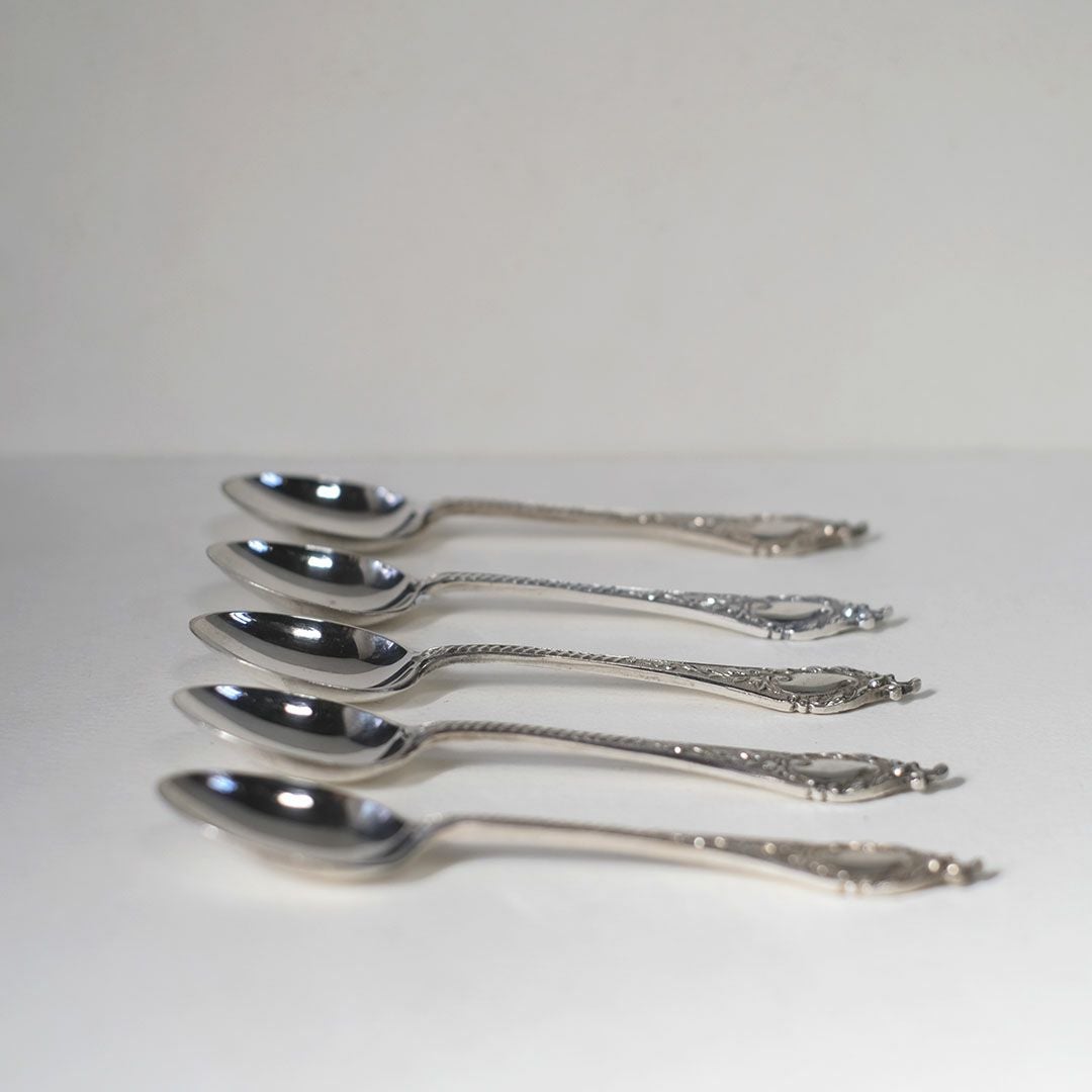 アンティークティースプーン イギリス　シルバープレート カトラリー 銀メッキ2