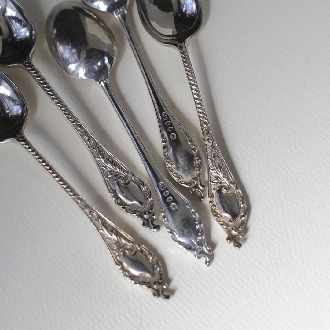 アンティークティースプーン イギリス　シルバープレート カトラリー 銀メッキ4