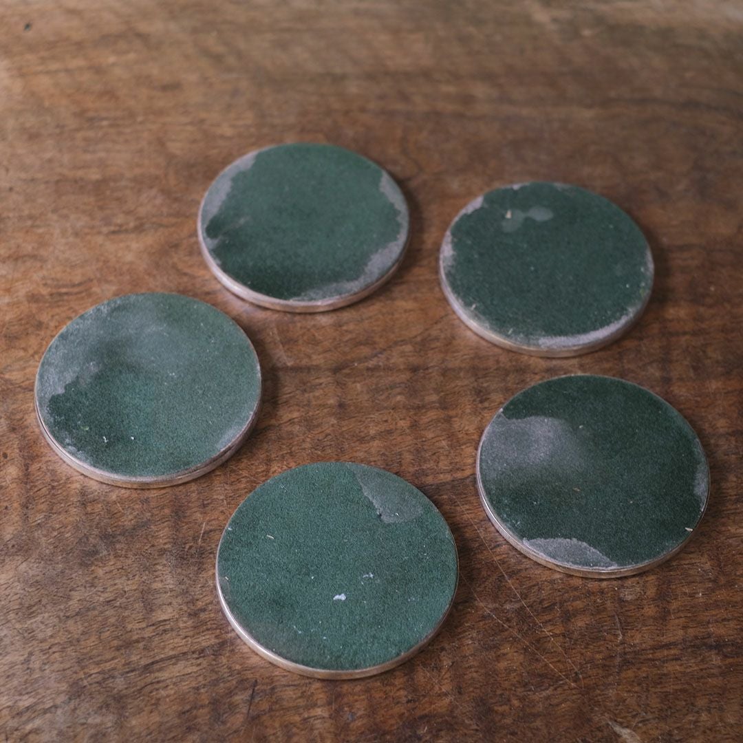 ヴィンテージコースター イギリス シルバープレート(バラ売り)8