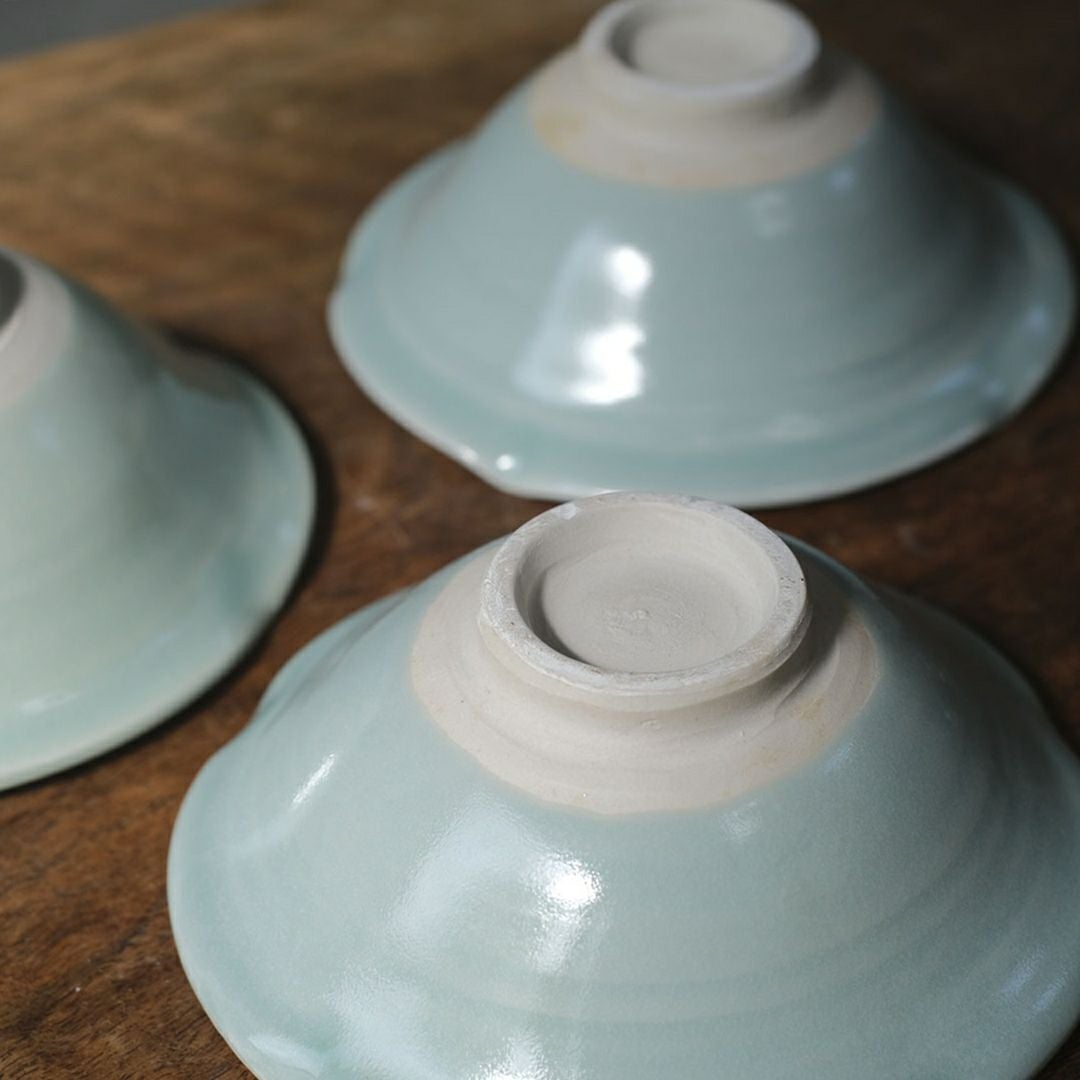 岡泰造 トルコ青釉 小皿 瀬戸焼 和食器9