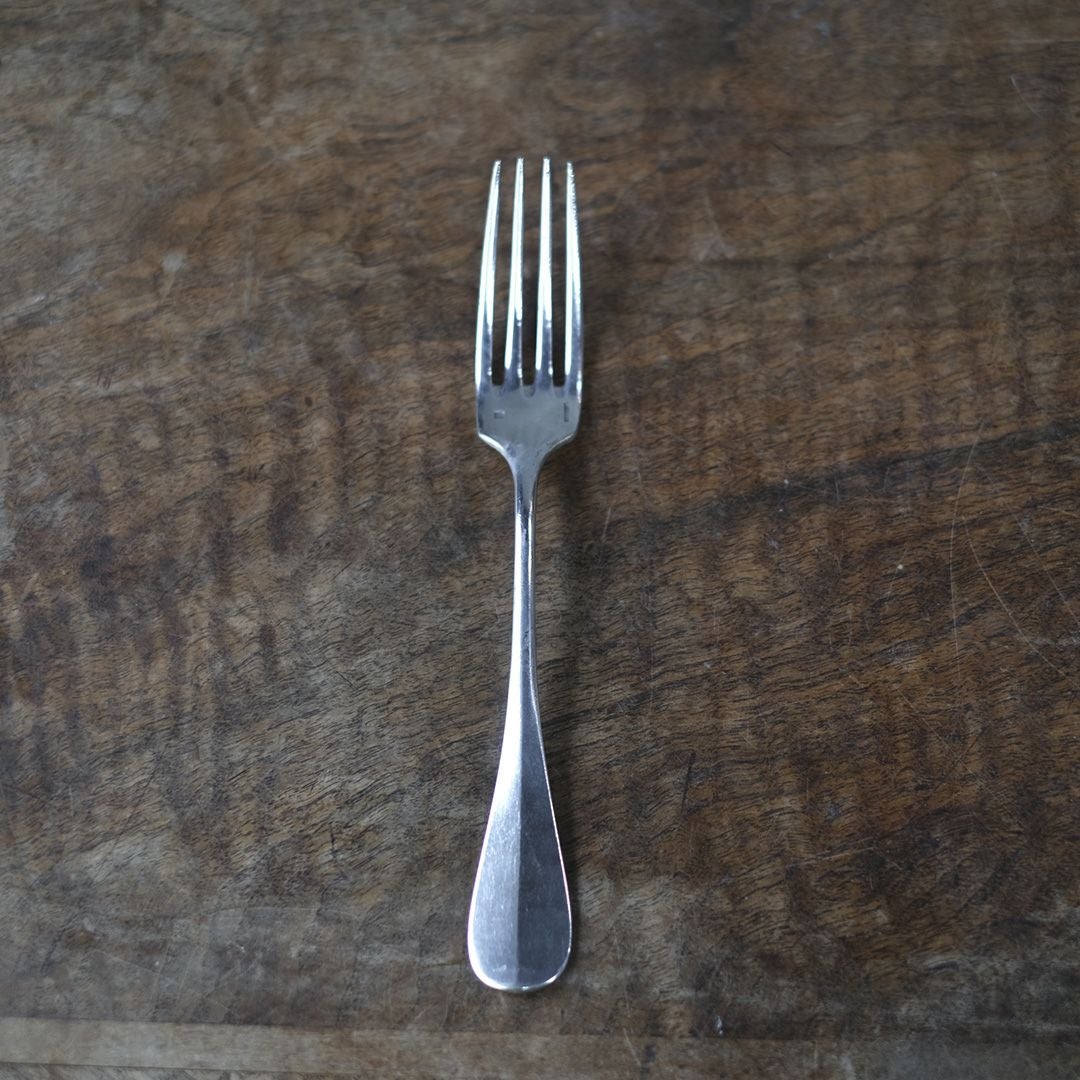 アンティークディナーフォーク フランス 銀メッキ シルバープレート2