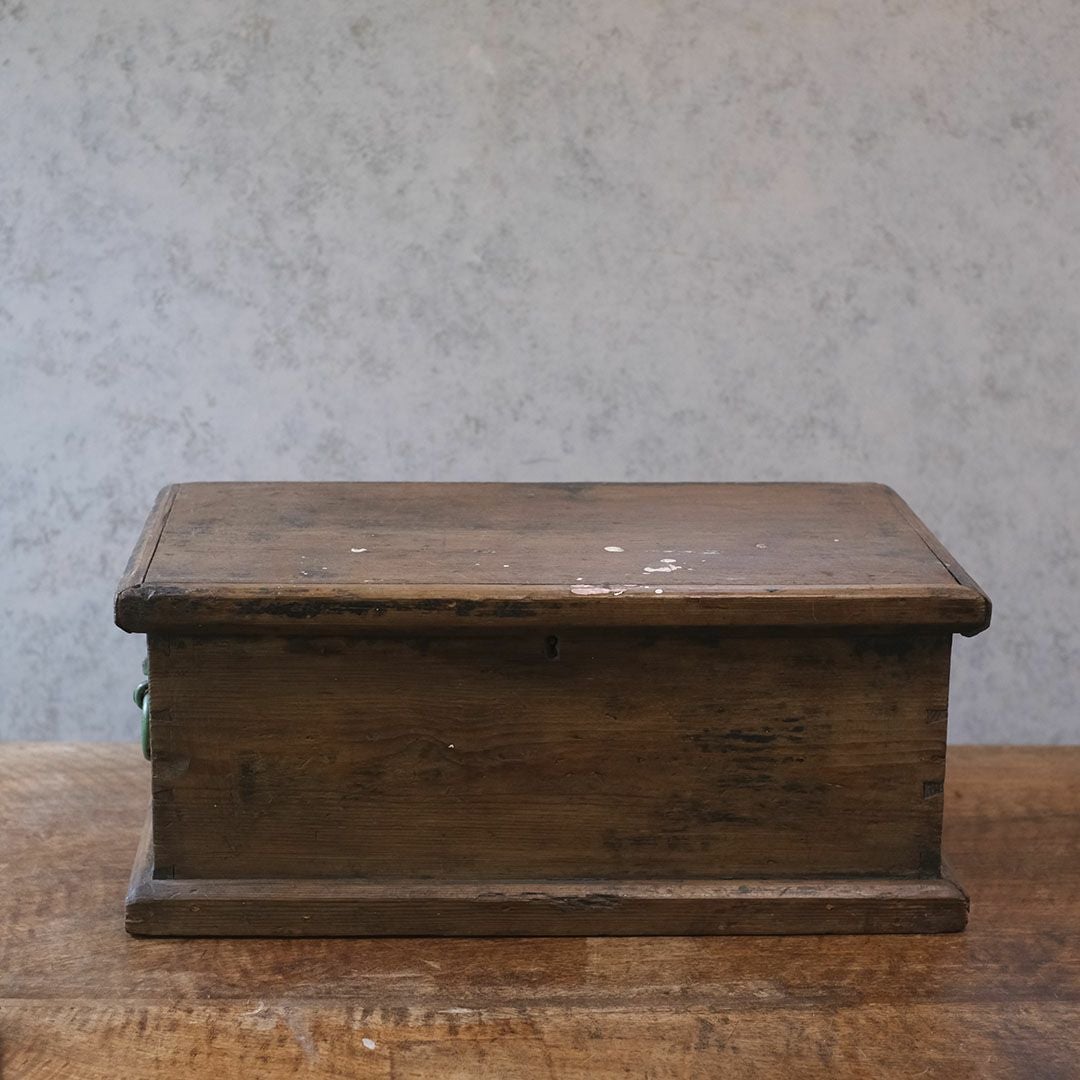 アンティークウッドボックス コンテナ 木箱 収納箱 イギリス2
