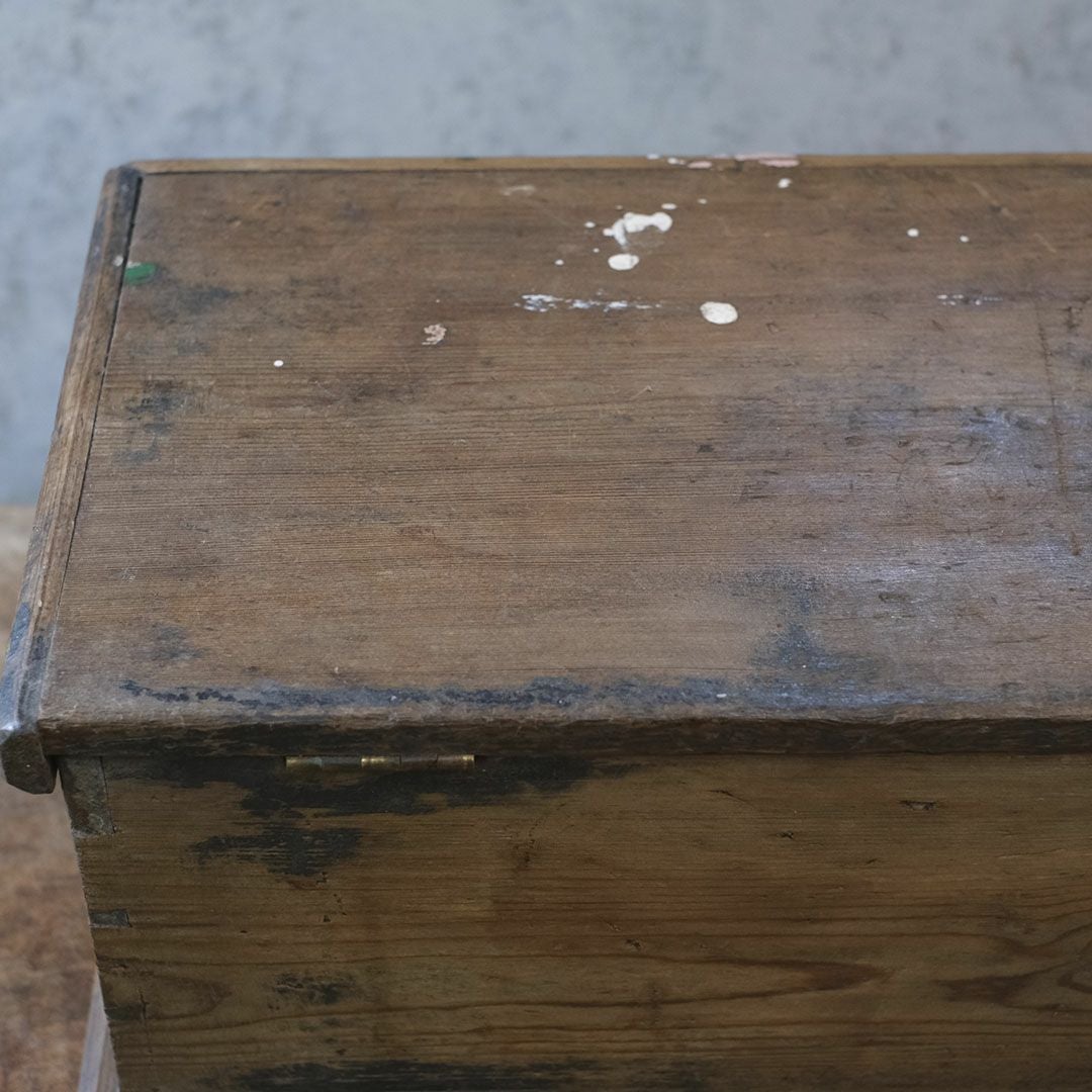 アンティークウッドボックス コンテナ 木箱 収納箱 イギリス10