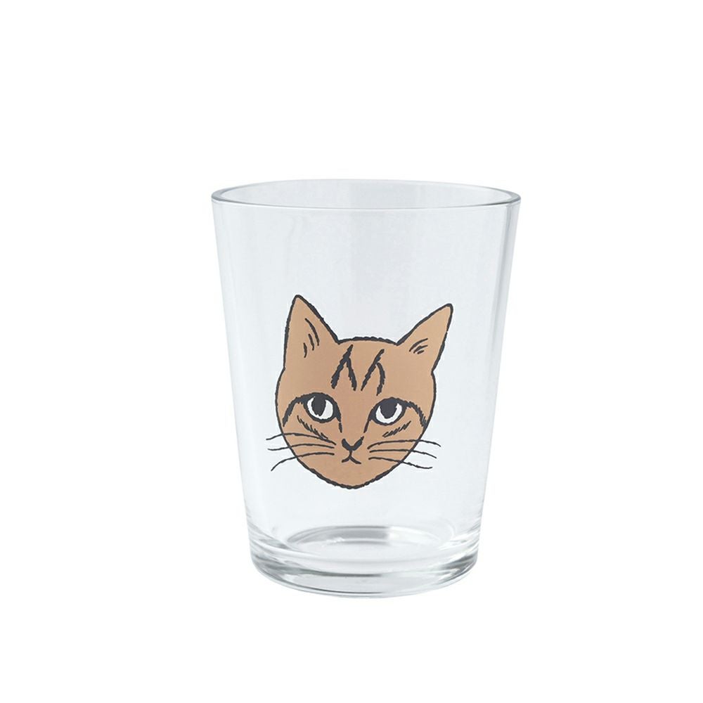 松尾ミユキ ミニグラス 猫 茶トラ1