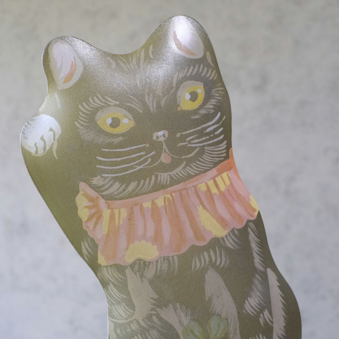 Nathalie Lete(ナタリーレテ) ガラストレイ 招き猫 ラッキーキャット 黒6