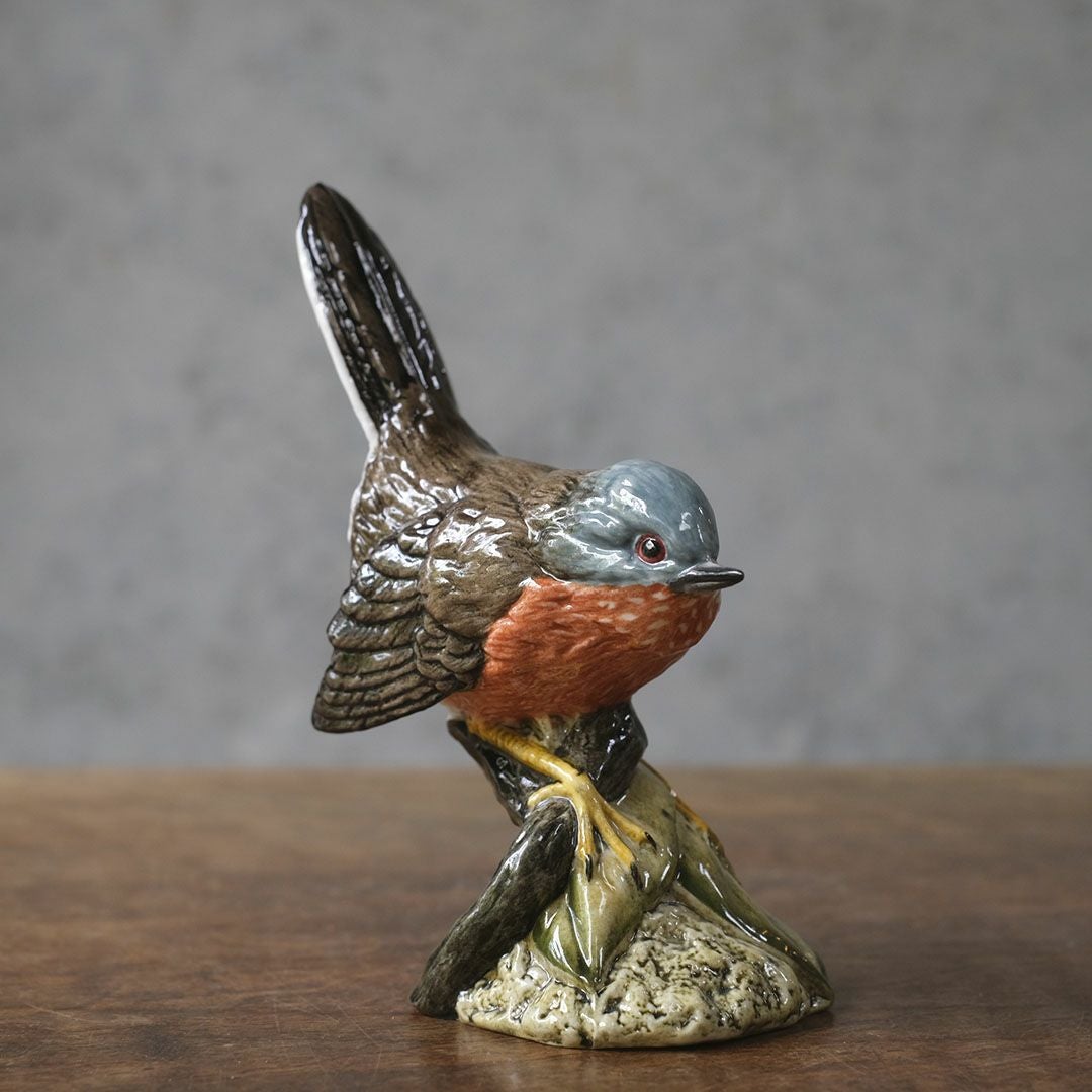 ヴィンテージフィギュリン 鳥 ベスウィック 陶器の置物5