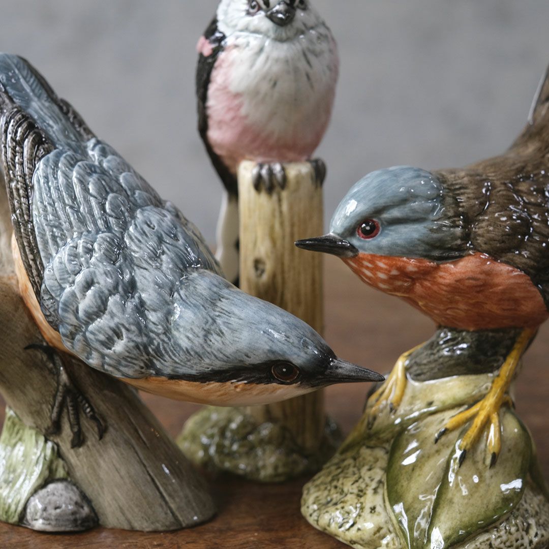 ヴィンテージフィギュリン 鳥 ベスウィック 陶器の置物16