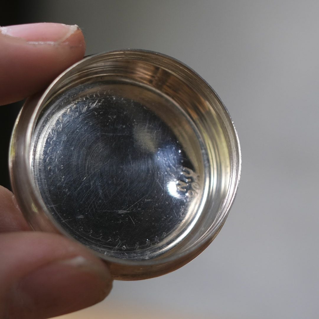 アンティーク薬ケース フランス メタル7