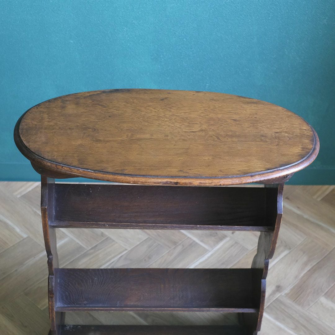 アンティーク マガジンラックテーブル イギリス オーク材 アンティーク家具6