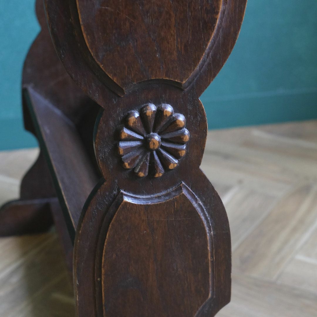 アンティーク マガジンラックテーブル イギリス オーク材 アンティーク家具11