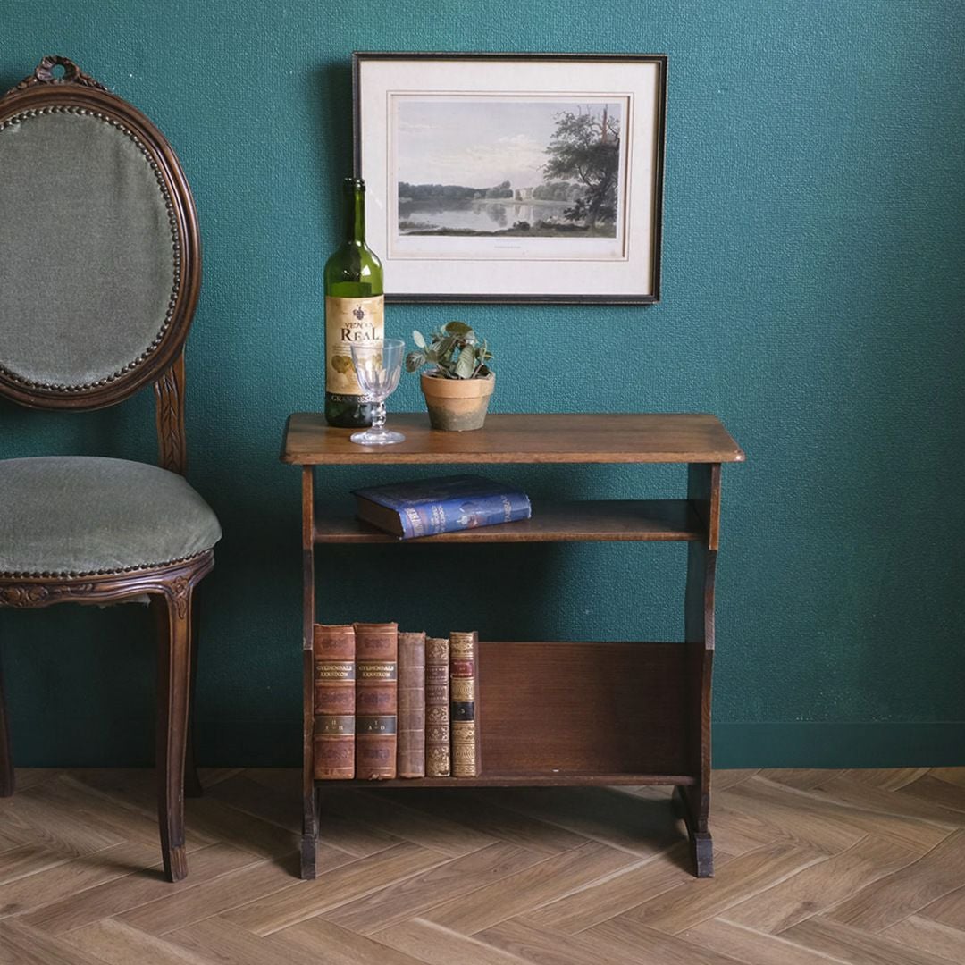 アンティーク マガジンラックサイドテーブル イギリス アンティーク家具1
