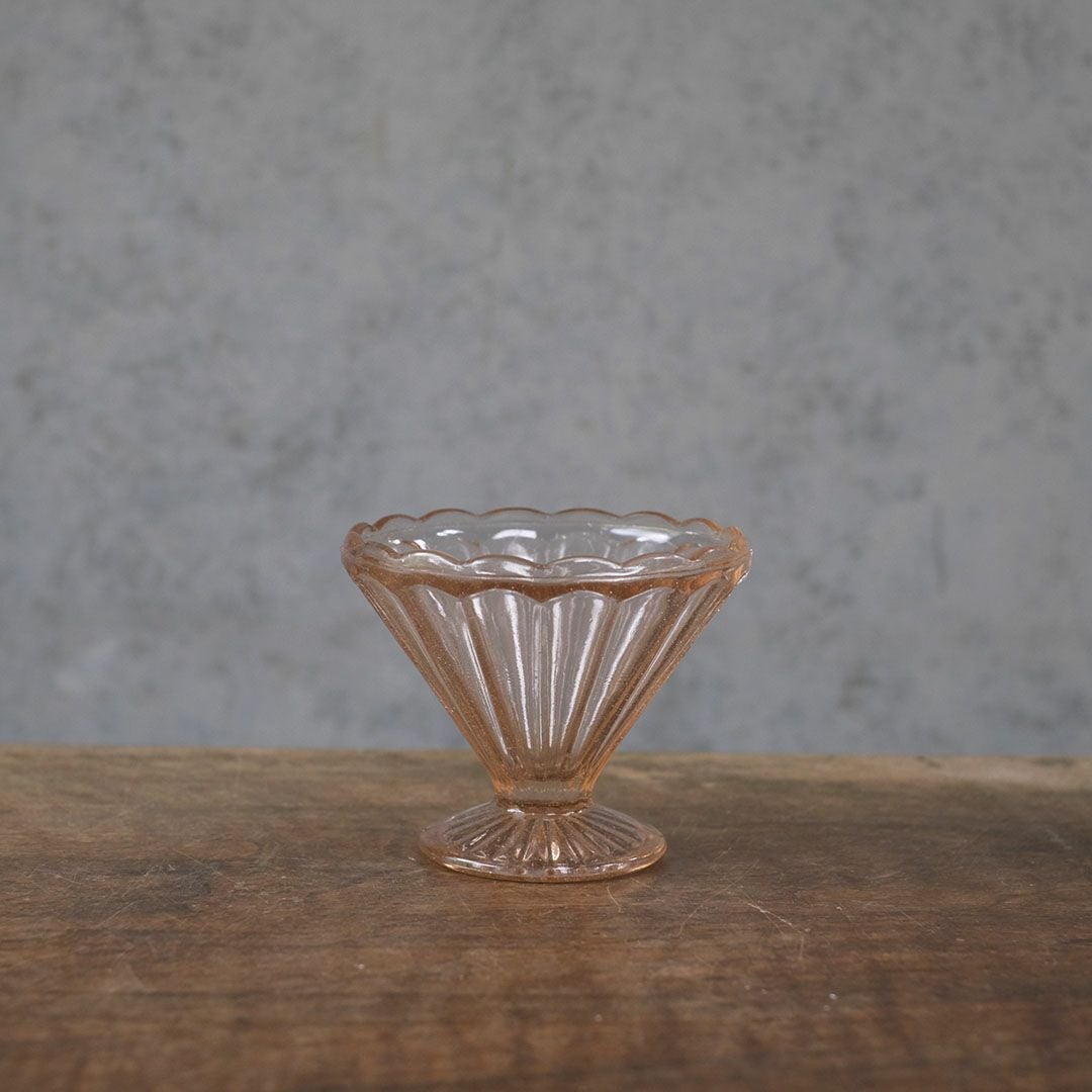 ヴィンテージ アイスクリームカップ アールデコ1