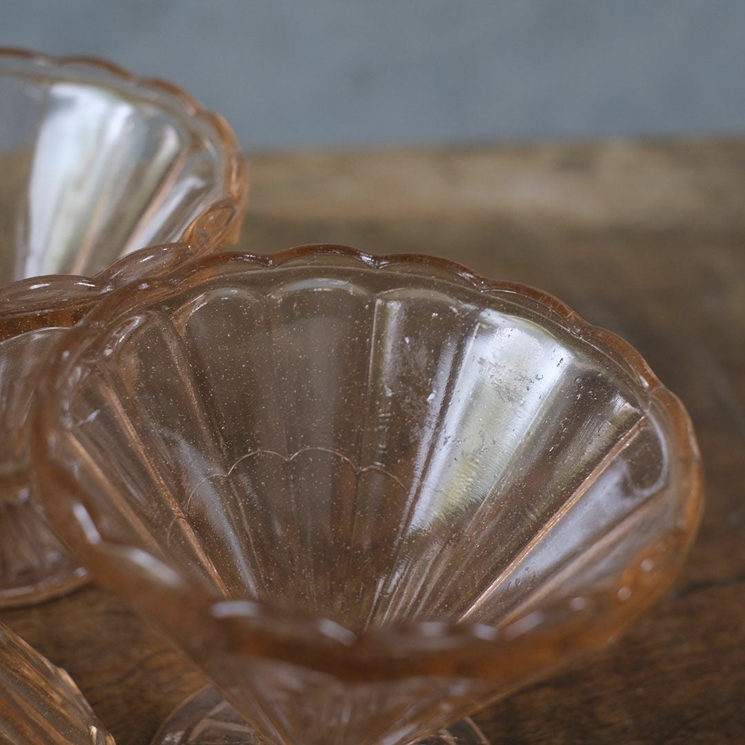 ヴィンテージ アイスクリームカップ アールデコ7