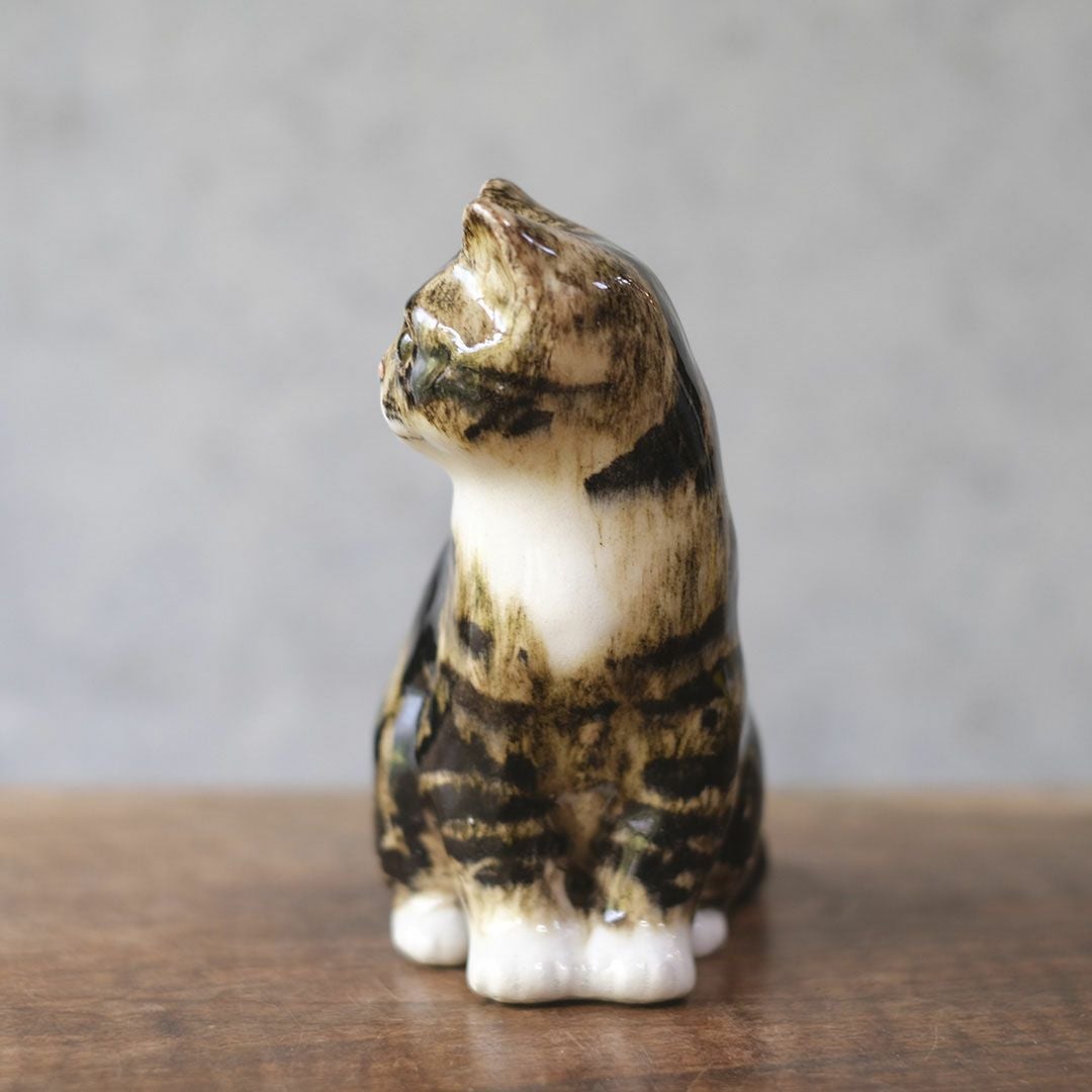 ヴィンテージ ウィンスタンレーキャット/ケンジントンキャット 三毛猫 イギリス 陶芸作家Jenny Winstanley猫のオブジェ2