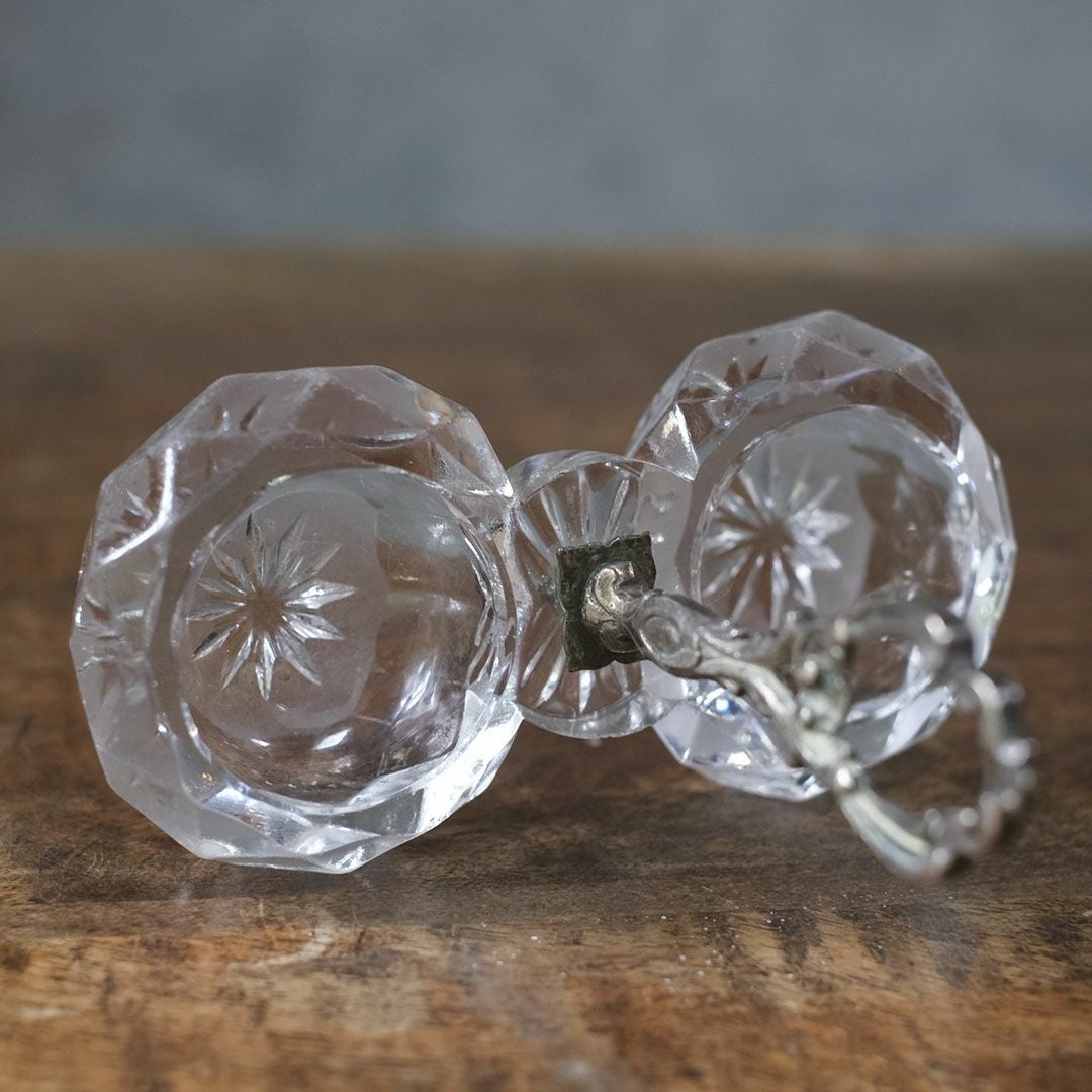 フランスアンティーク サリエール （塩入れ）小さなガラス製スパイスディッシュ/アンティーク食器5