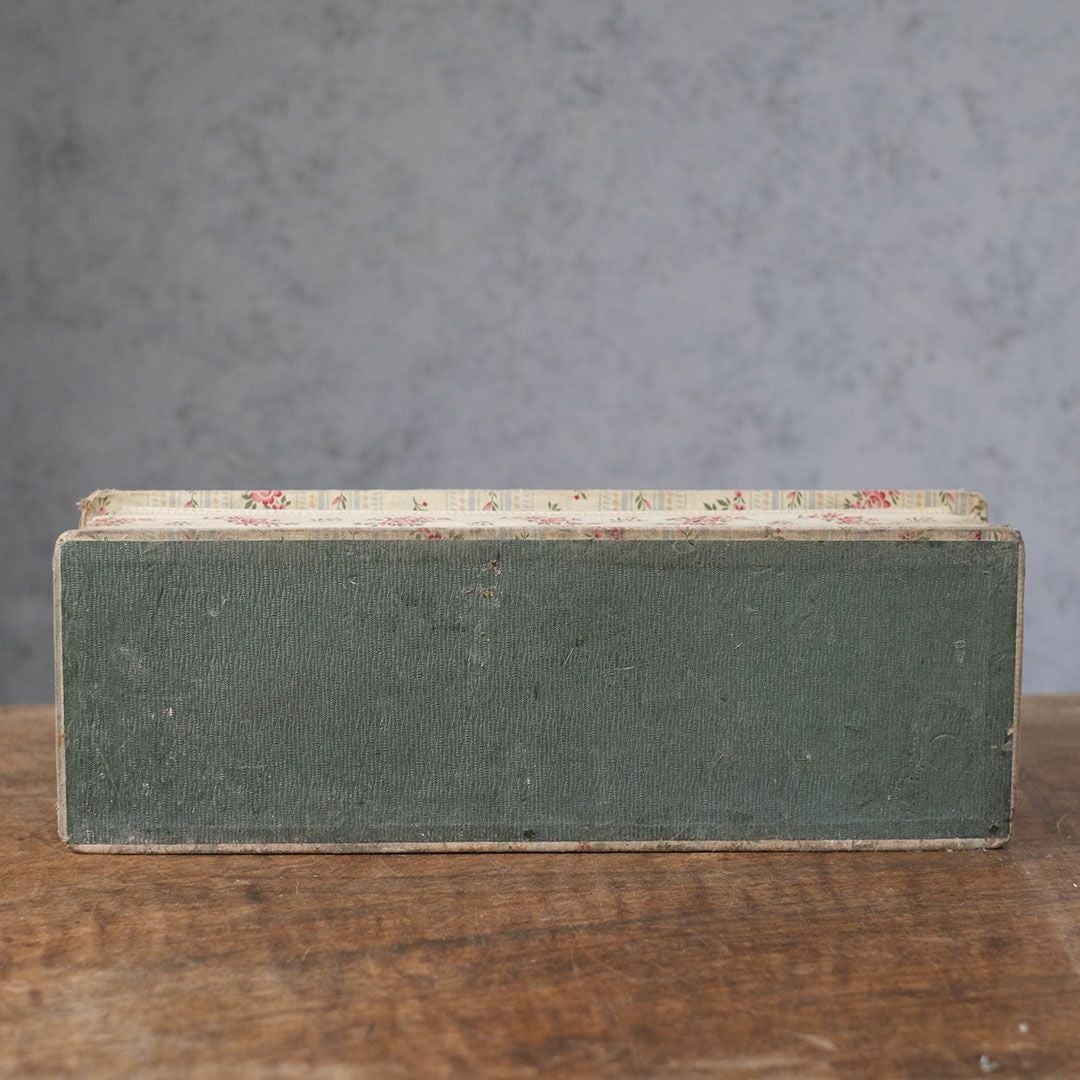 アンティークカルトナージュ ボックス 布地 フランス 小物入れ9