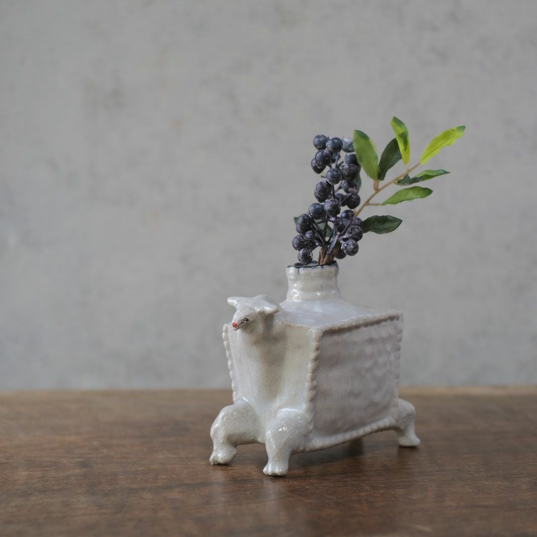 廣田哲哉 動物 一輪挿し 作家物 の通販 おしゃれな食器・キッチン雑貨