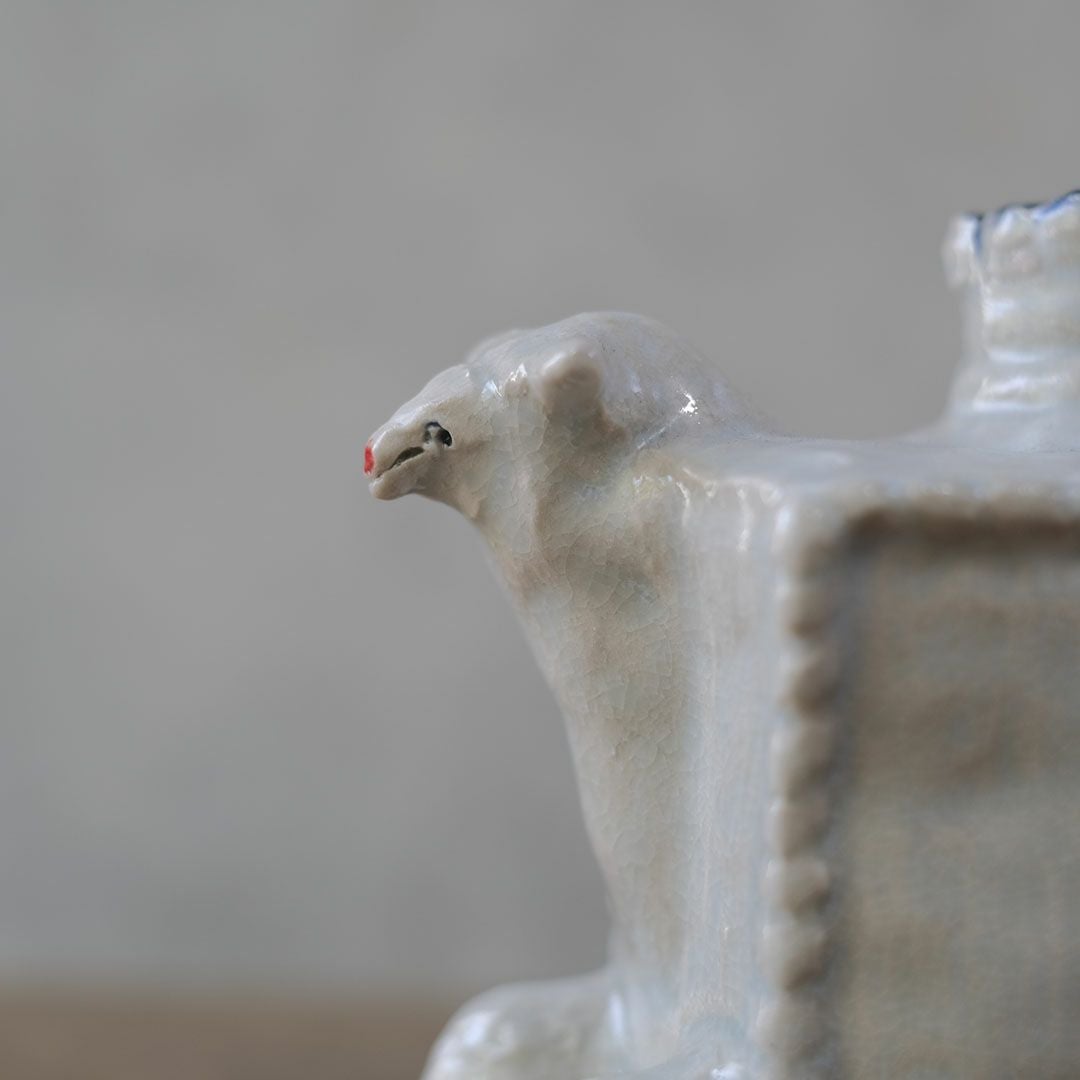 廣田哲哉 動物 一輪挿し 作家物7