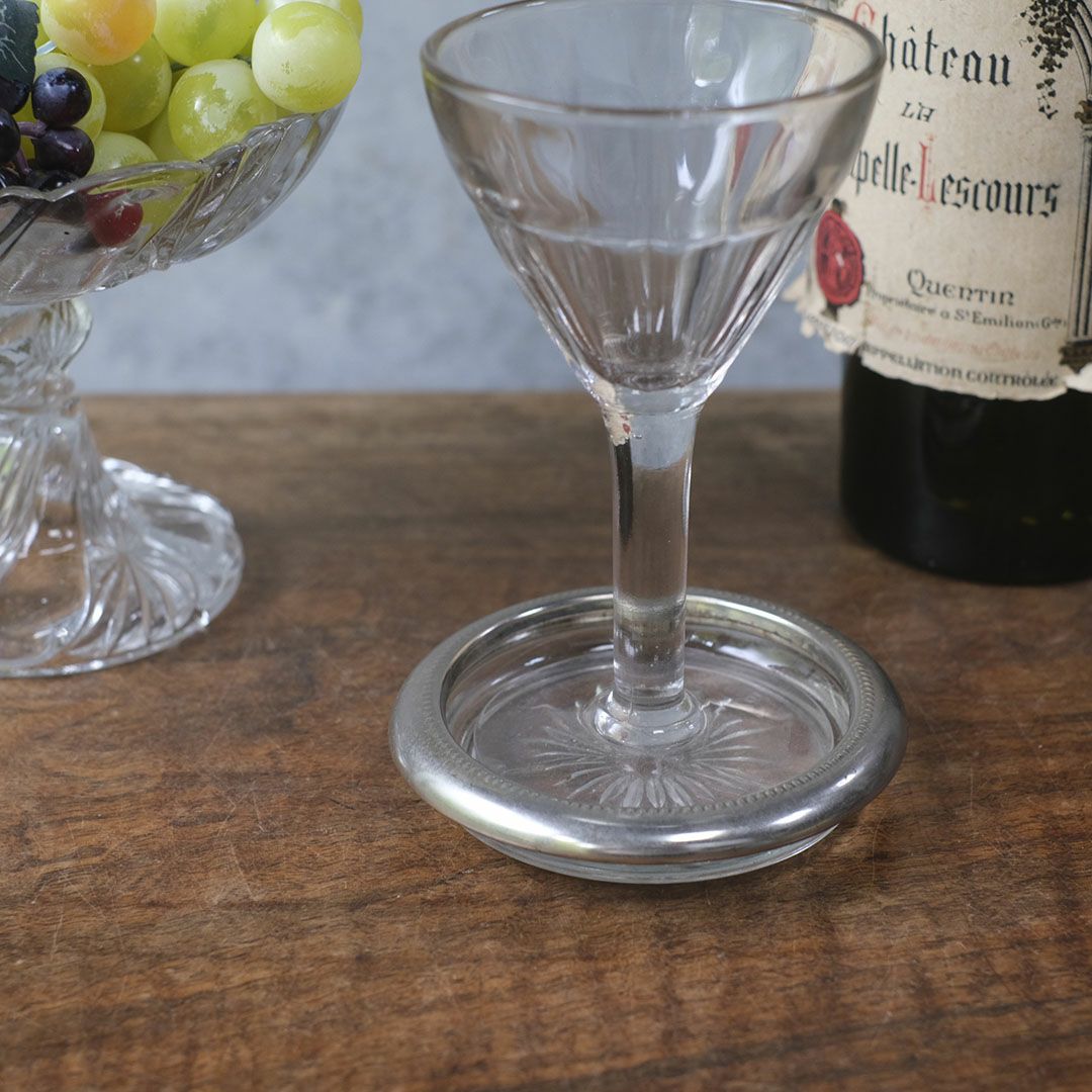 ヴィンテージ ガラスコースター イタリアB1