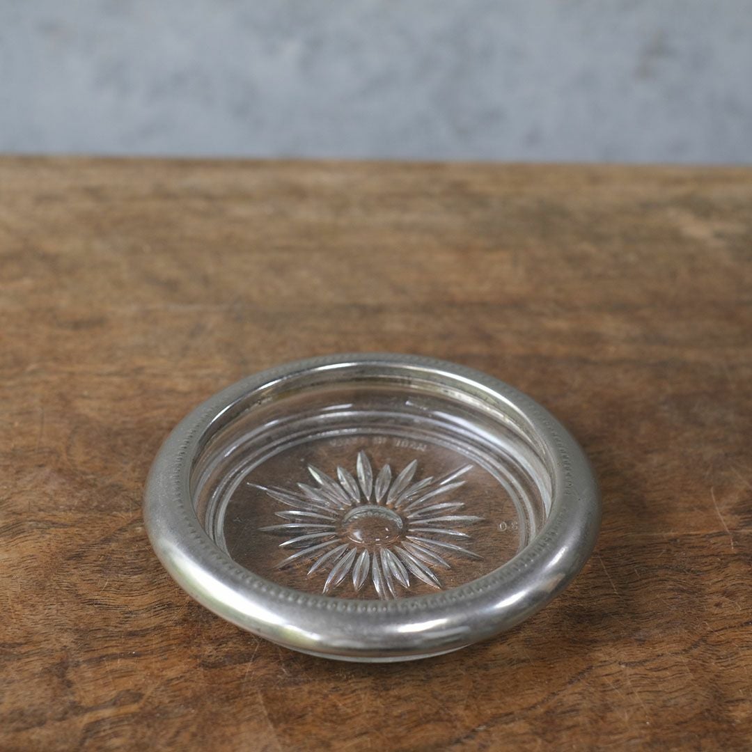 ヴィンテージ ガラスコースター イタリアB2