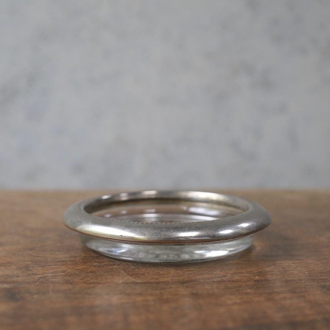 ヴィンテージ ガラスコースター イタリアB4