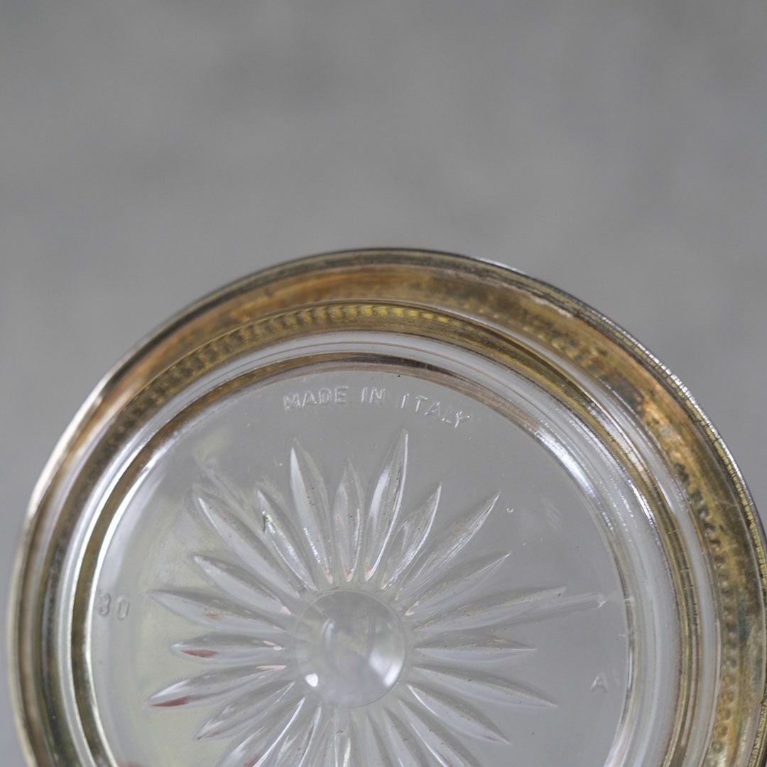 ヴィンテージ ガラスコースター イタリアB7