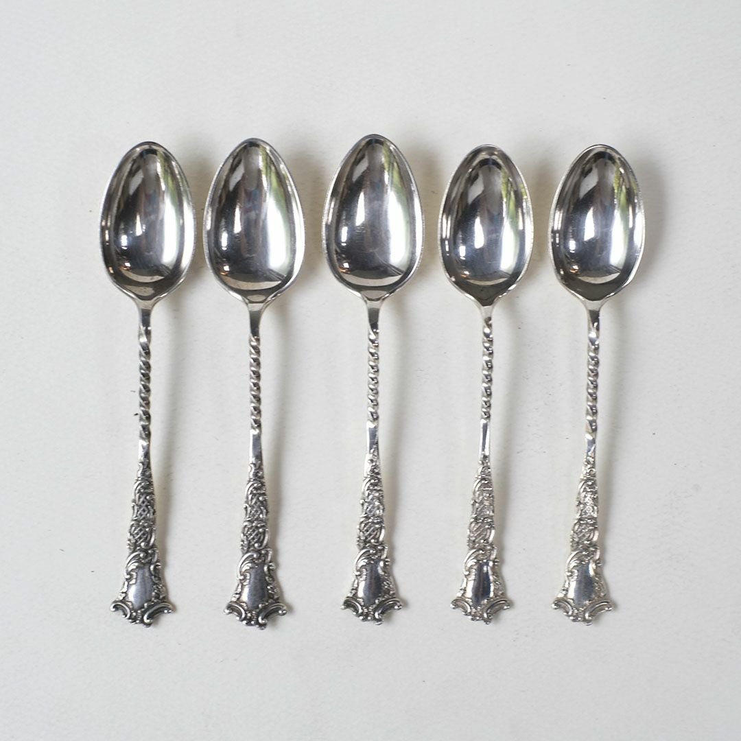 アンティーク コーヒースプーン イギリス シルバープレート ティースプーン1