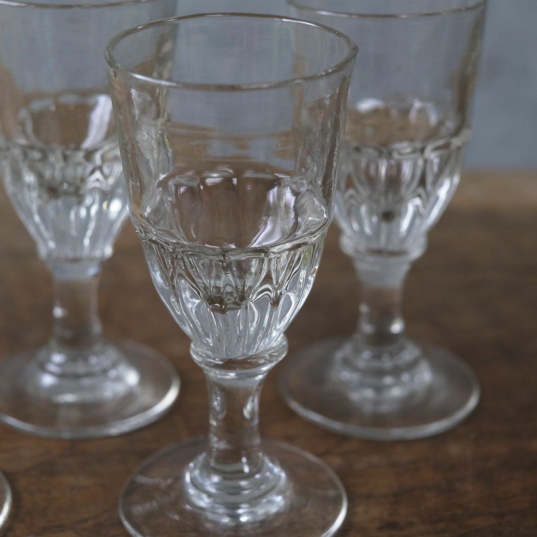 アンティークアペリティフグラス フランス 食前酒グラス4